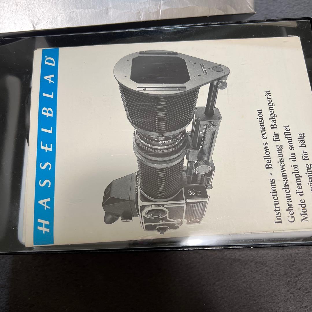 ハッセルブラッド　オートマチックベローズ　エクステンションとレンズシェイド