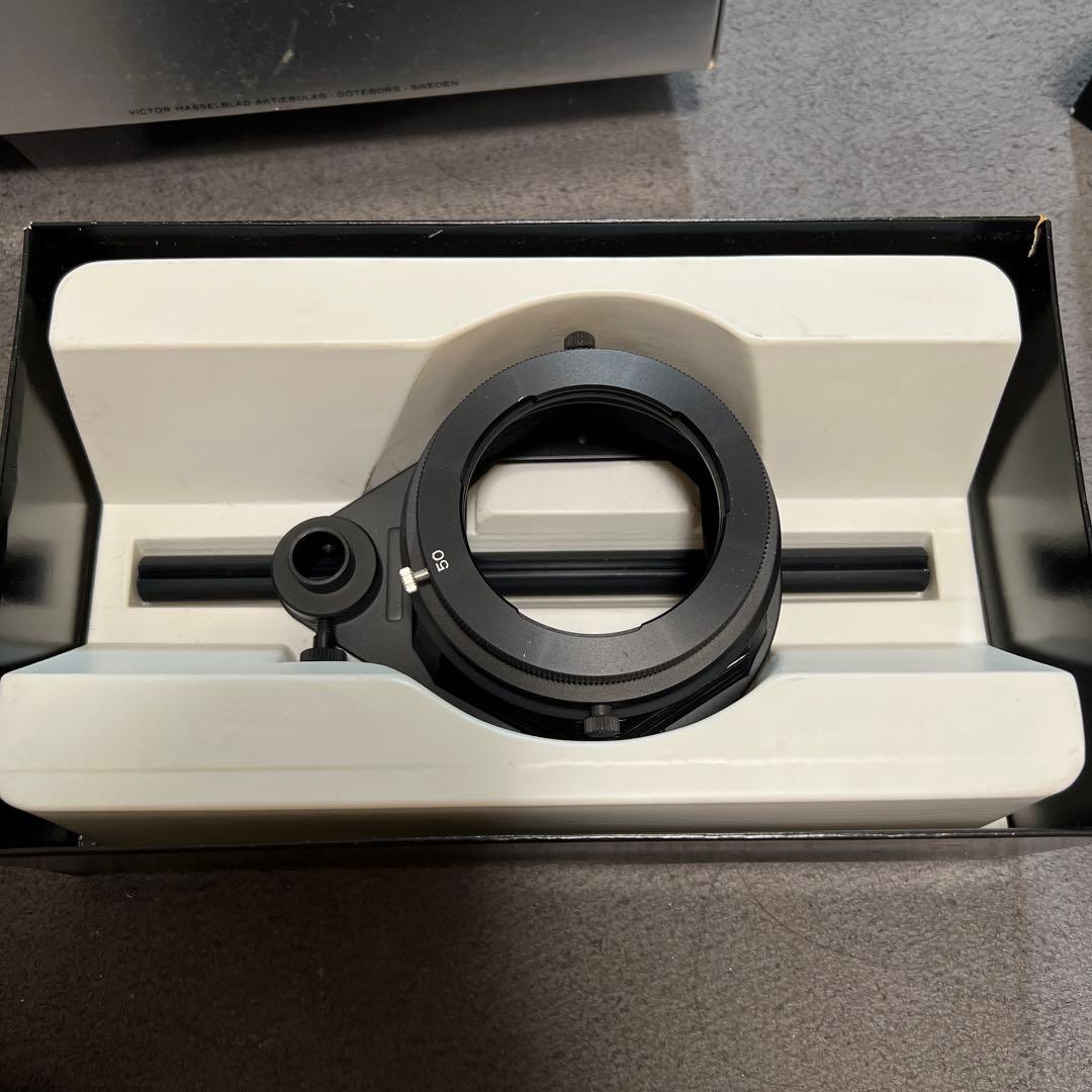 ハッセルブラッド　オートマチックベローズ　エクステンションとレンズシェイド