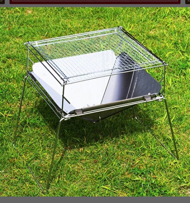 ビーワーススタイル UC-207 燕三条製 ステンレス 焚き火台 グリルS