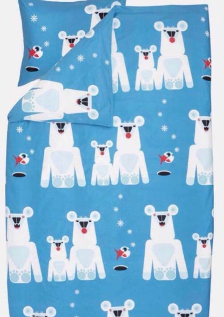 新品未使用品 マリメッコ ヤーカルフ 布団カバー　デュベカバー 枕カバー セット