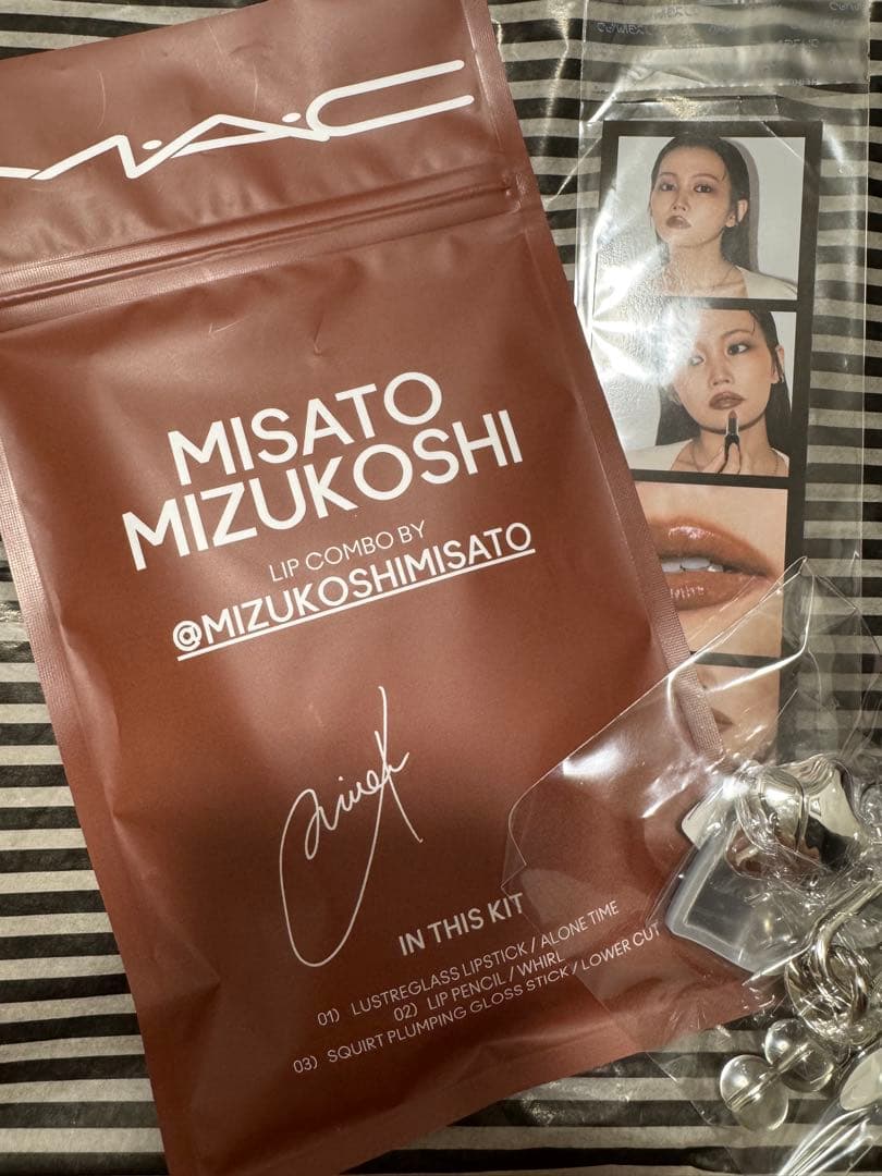 M·A·C × 水越みさと LIP COMBO ブラウン　新品