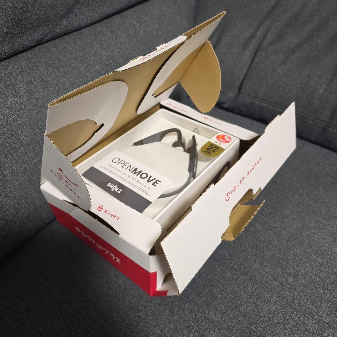 SHOKZ OPENMOVE ワイヤレス骨伝導イヤホン