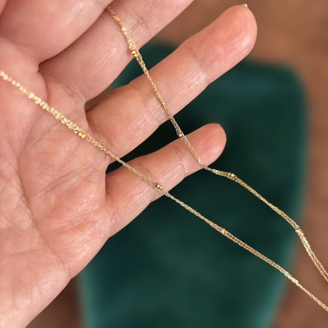 K18ツイストデザイン ネックレス