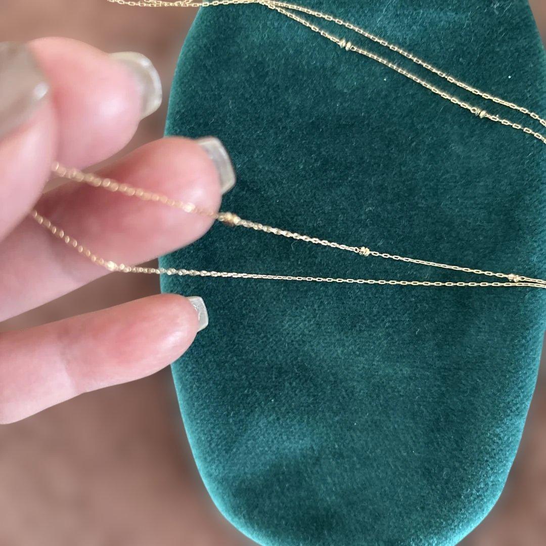 K18ツイストデザイン ネックレス