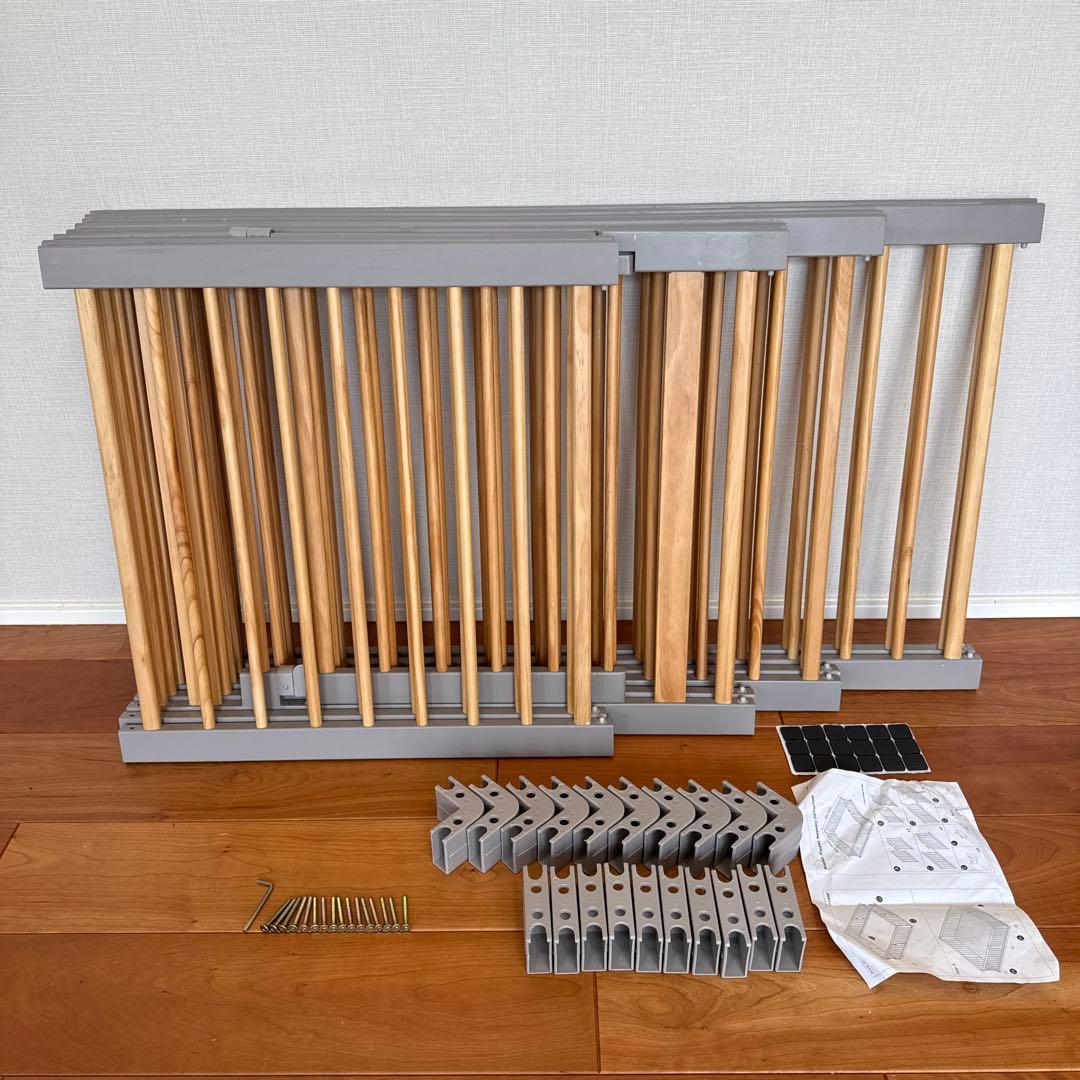 Little Bot baby リトルボット　木製ベビーサークル　グレー