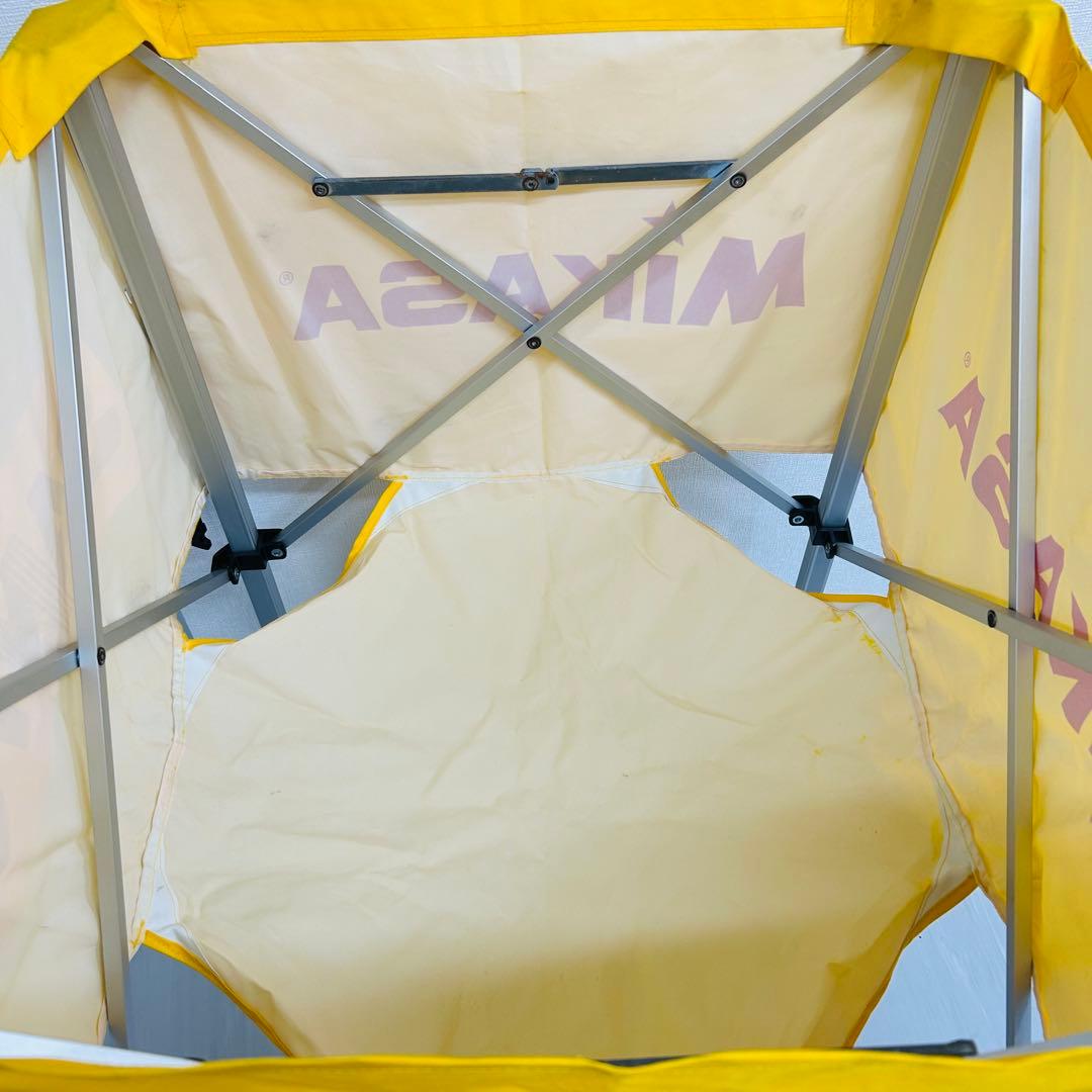 ミカサ MIKASA ワンタッチ式ボールカゴ イエロー