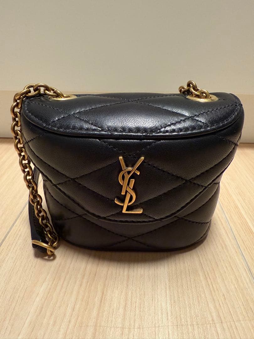 SAINT LAURENT ジューン マイクロボックス ショルダーバッグ