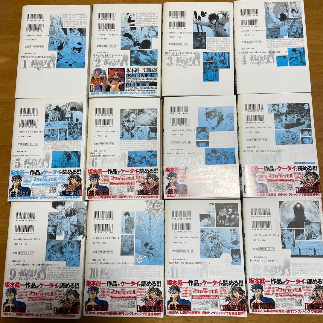 漫画　孤高の人 全17巻セット