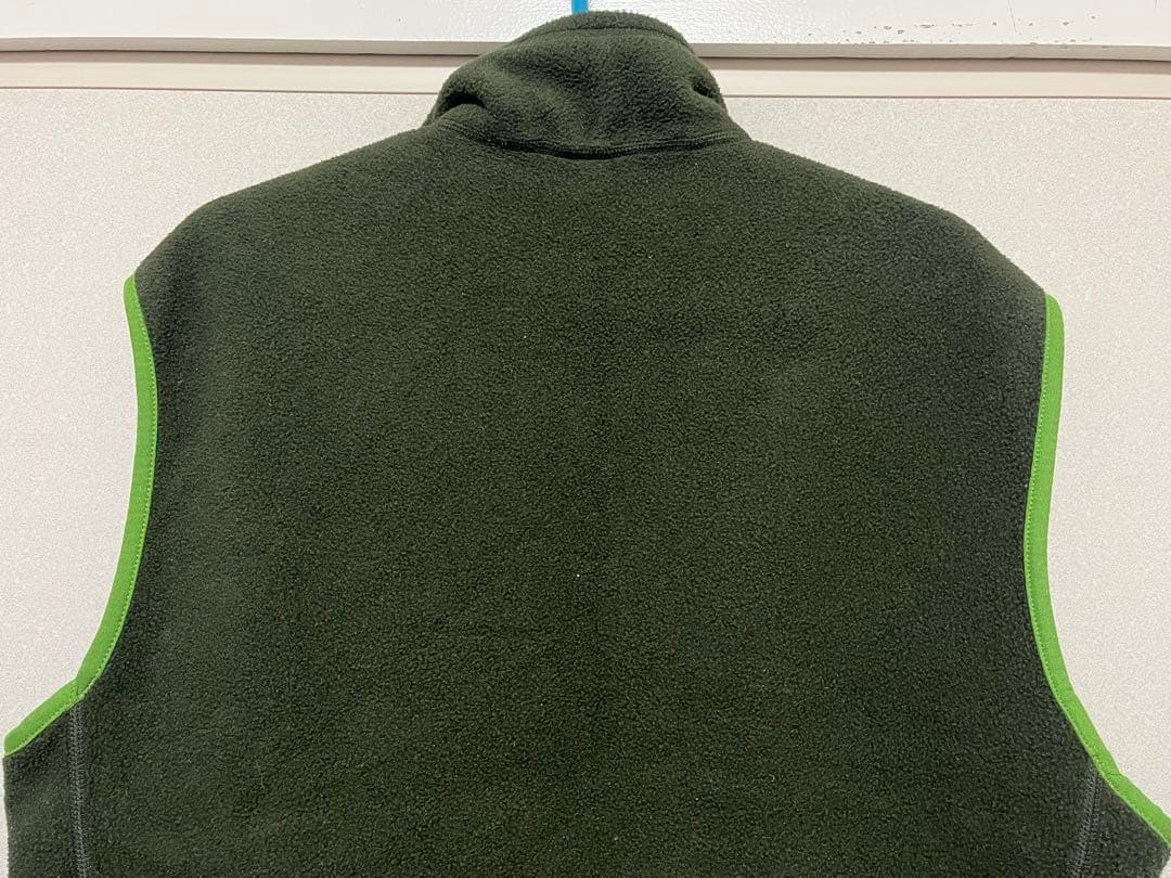 Patagonia フリースベスト ダークグリーン　L シンチラ