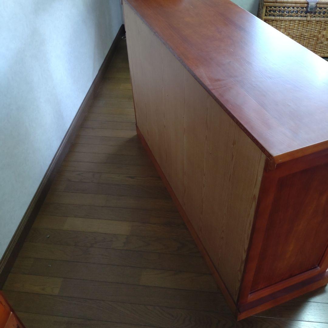 アンティーク風　木製チェスト