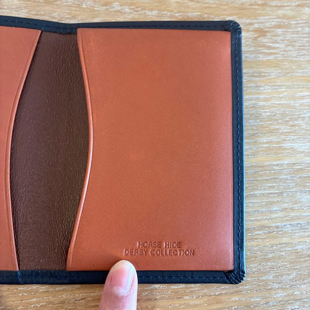 ほぼ未使用　ホワイトハウスコックス カードケース 名刺入れ レザー ブラック