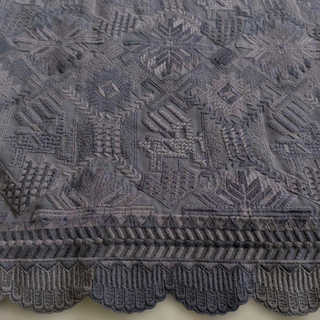 新品・タグ付き ビアズリー 異素材 ドッキング チュニック カットソー