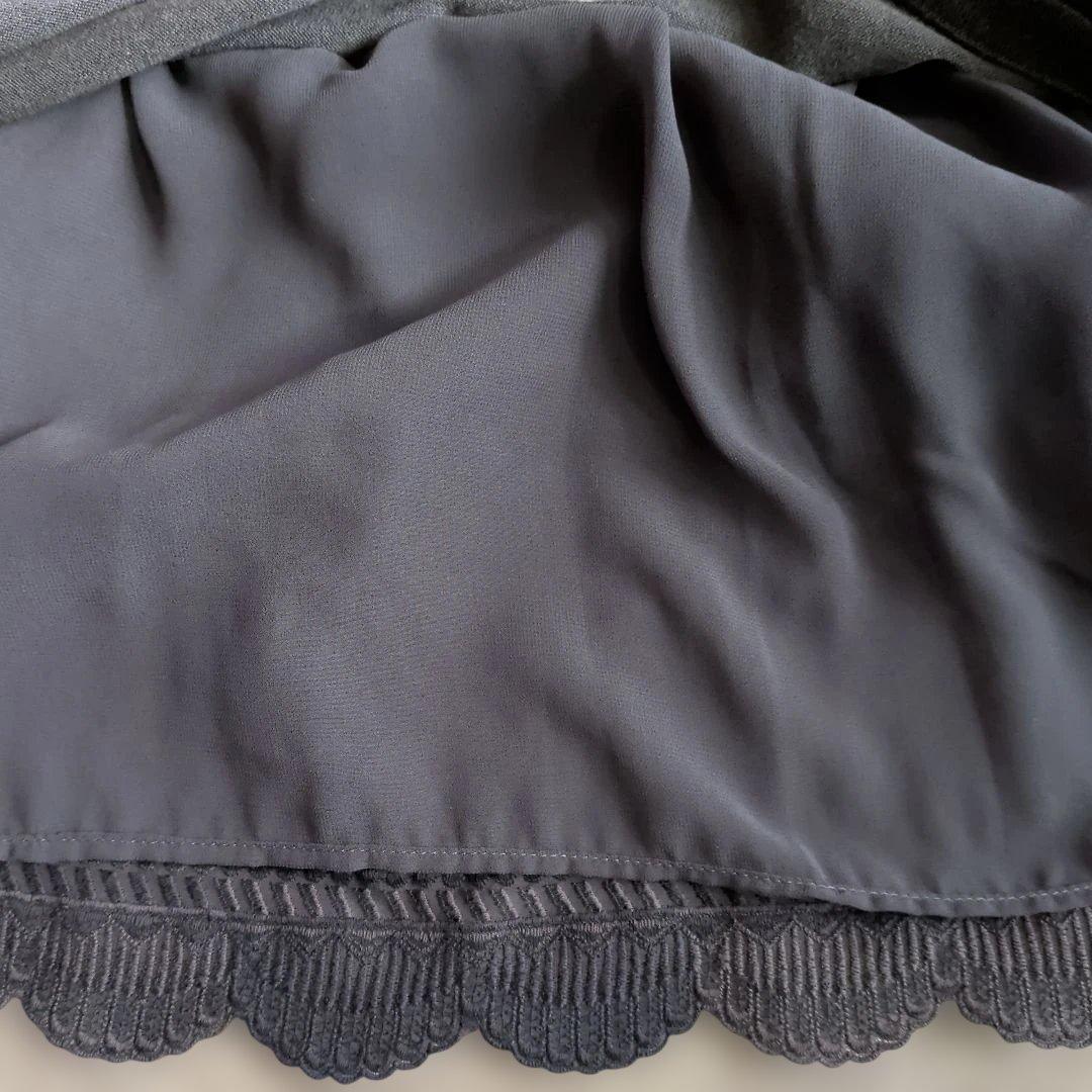 新品・タグ付き ビアズリー 異素材 ドッキング チュニック カットソー