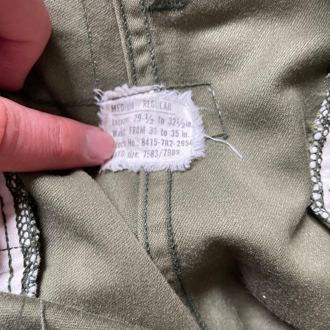 GD237 アメリカ軍 US ARMY M65 軍パンフィールドパンツ M/R