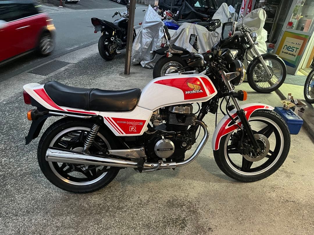 ホンダ バブ　CB400N ホークIII 外装　美品