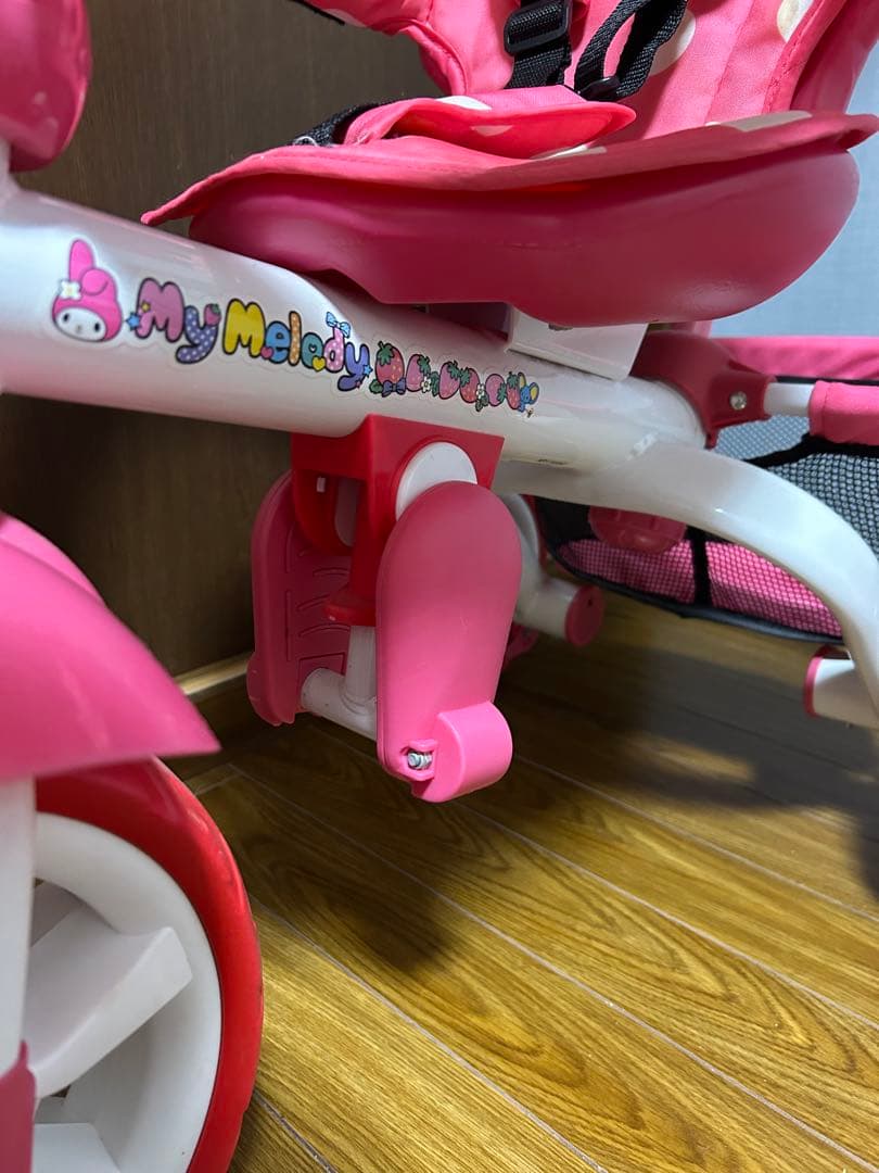 マイメロ水玉模様三輪車