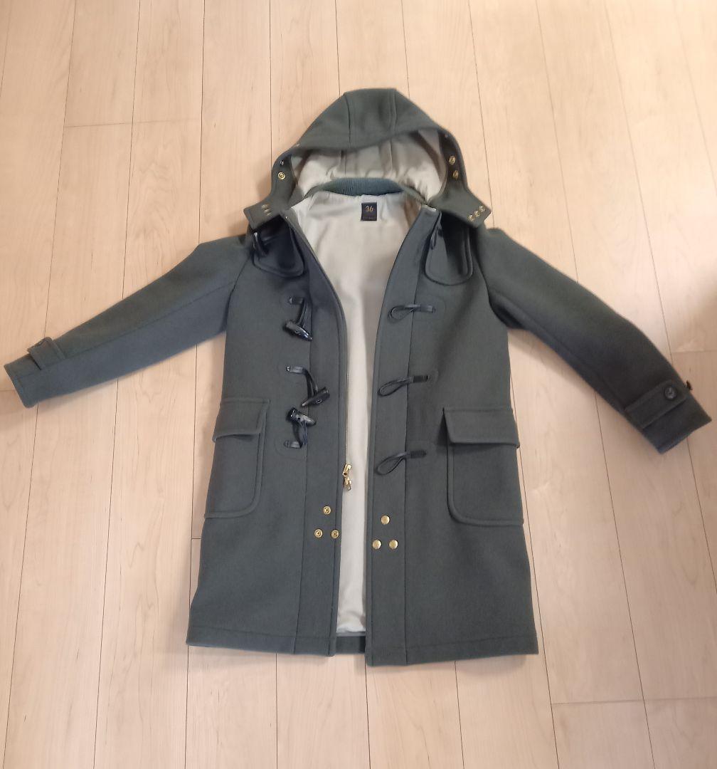 値引き❗　SCYE BASICS オリーブ ダッフルコート S 日本製　美品