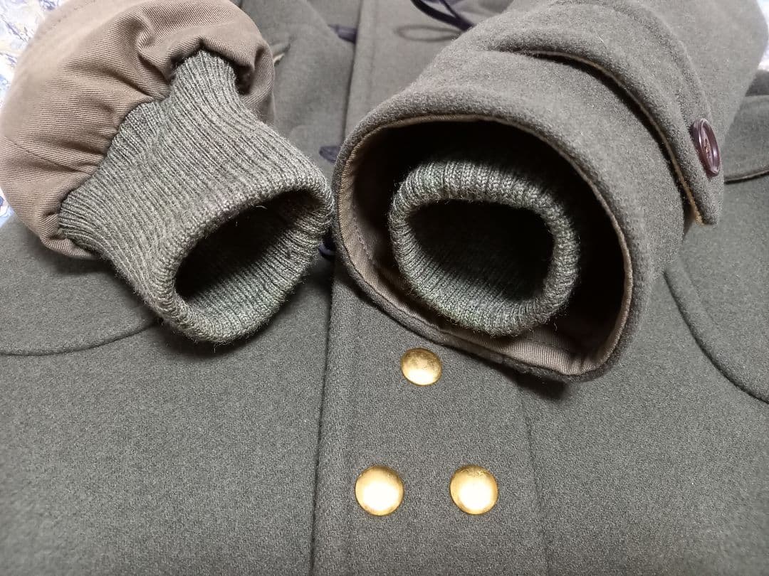 値引き❗　SCYE BASICS オリーブ ダッフルコート S 日本製　美品