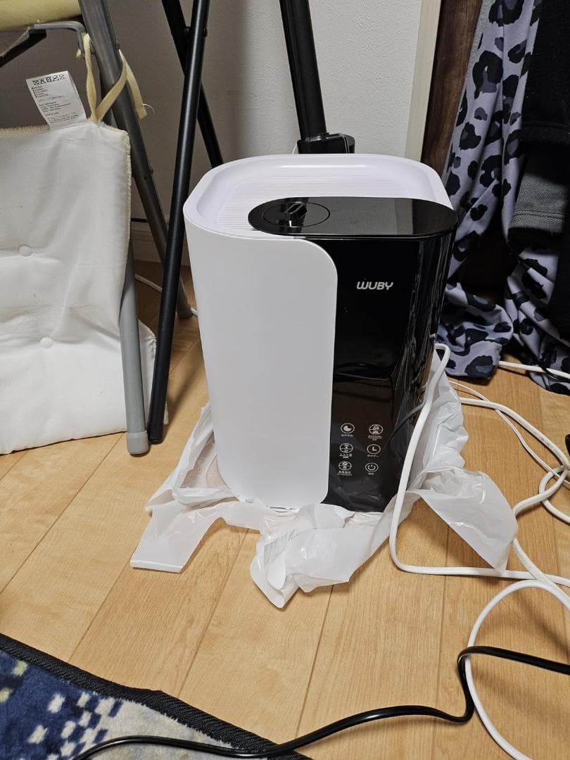 加湿器 大容量 6L 【5重除菌浄化 & マイナスイオン & 加熱式】_corg