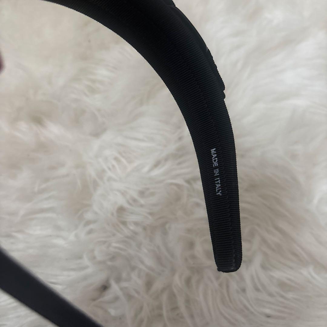 Salvatore Ferragamo ビジュー付きヘアバンド ブラック