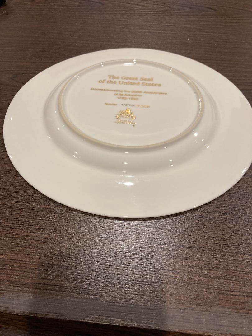 Pickard プレート　 The Great Seal of the US