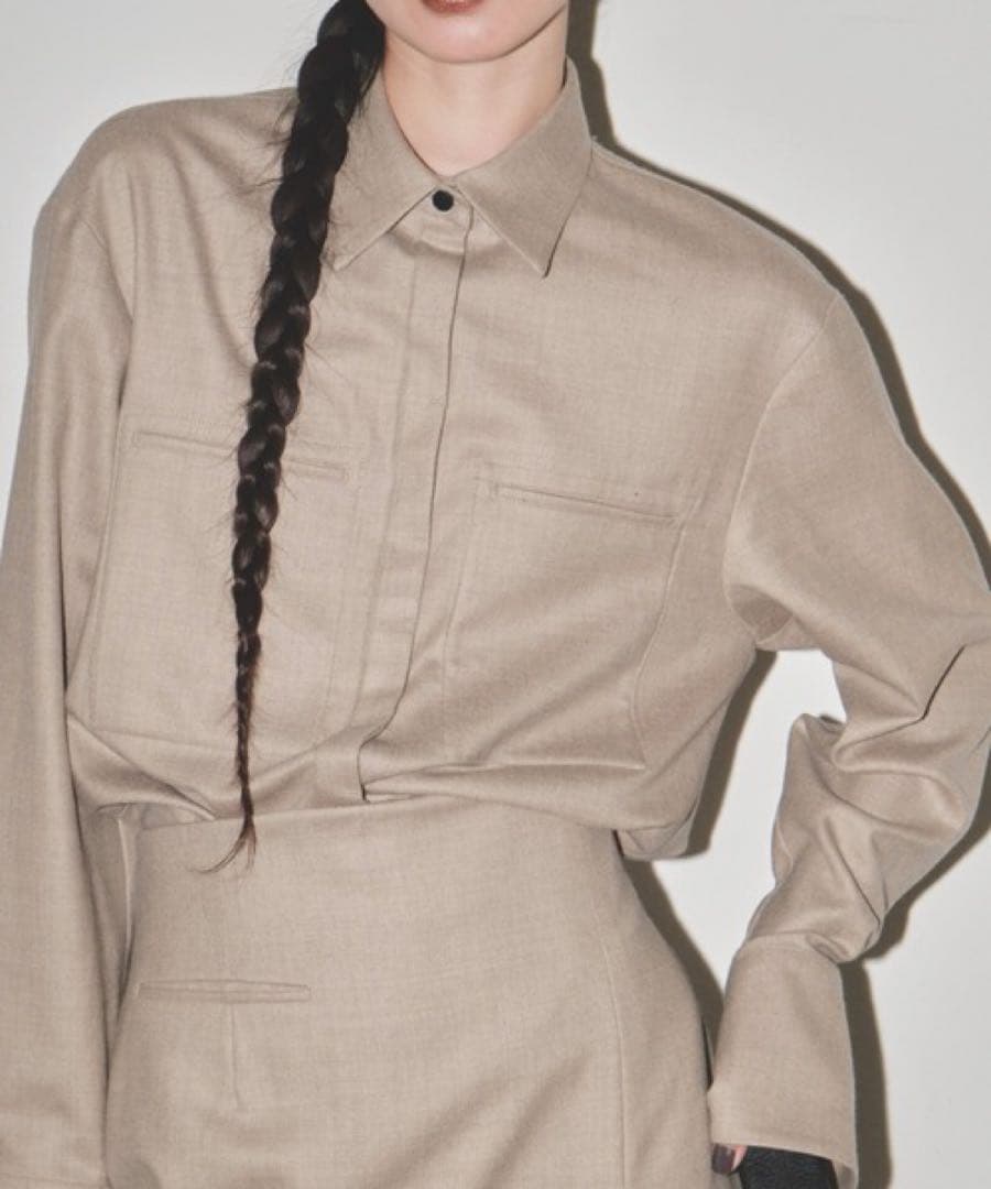 トップス Todayful Saxony Pocket Shirts