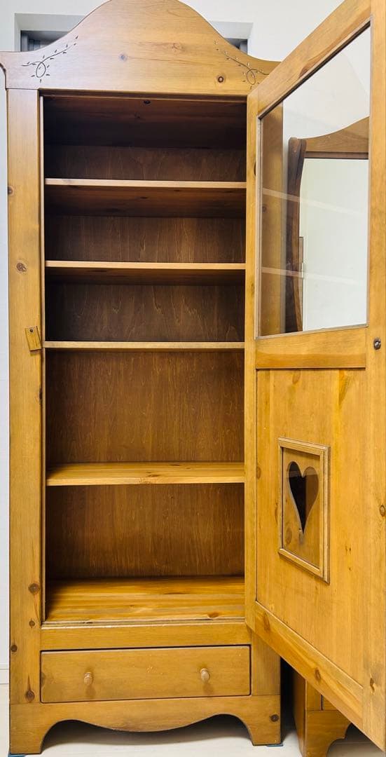 エイト　送料込み アンファン ブック キャビネット カントリー 家具