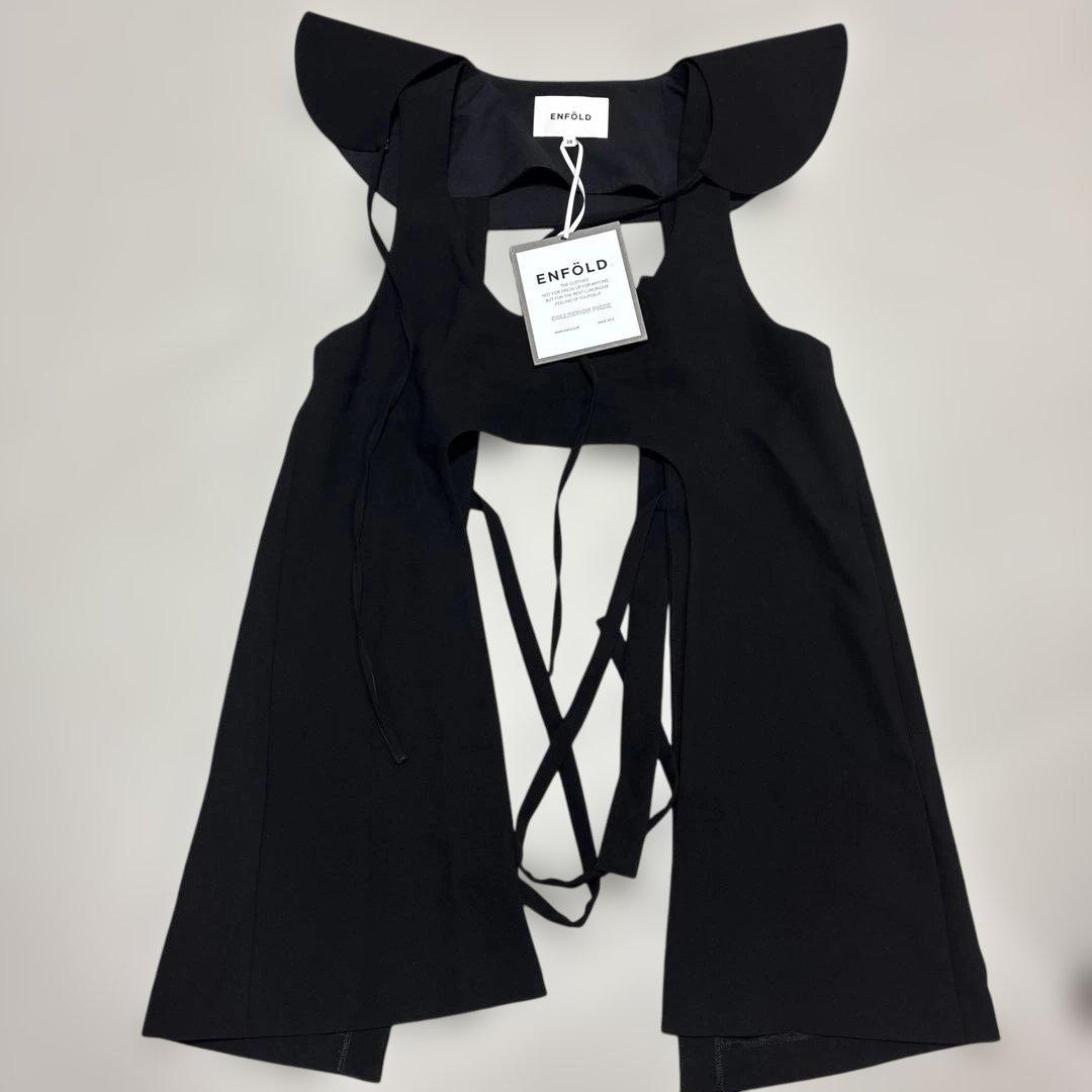 タグ付き✨ENFOLD ROUND COLLAR VEST ラウンドカラーベスト