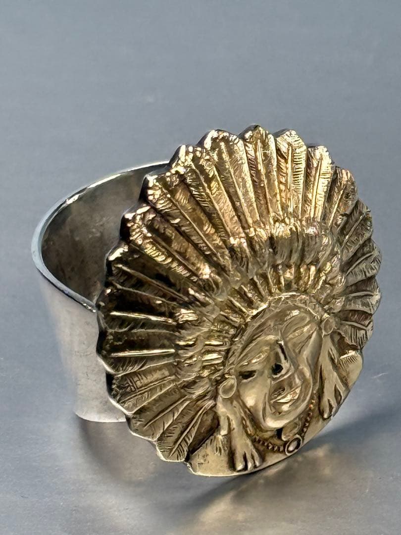 （希少品）Bohlin 製Scarf Sliide（ Indian Head ）