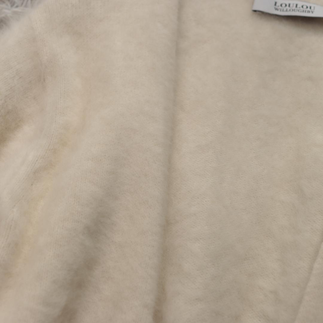 ✨ルルウィルビー✨22AW ベルテッド シャギー ウールカシミヤローブ