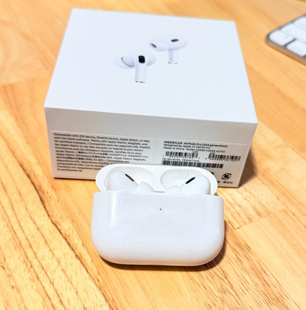 【美品・箱付き】AirPods Pro 第2世代 本体 Apple純正・正規品