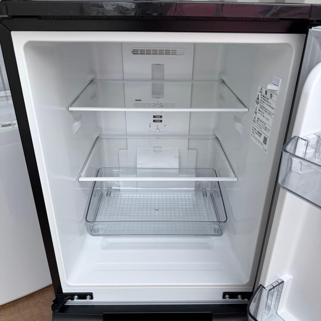 C7521★2022年製美品★シャープ 冷蔵庫 右.左開き 一人暮らしブラック系