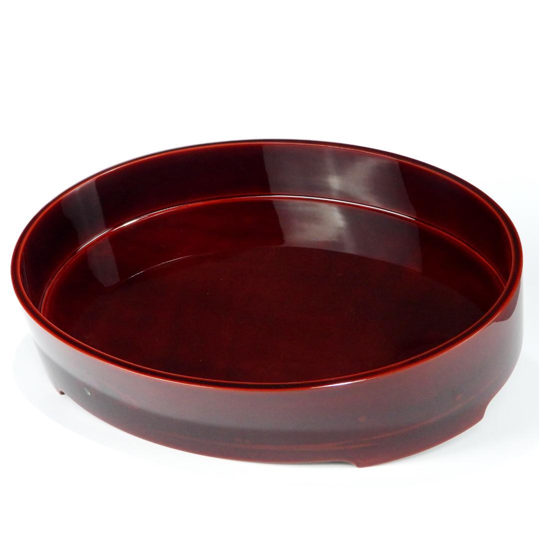 哲斎作 輪島塗 おおばち すしざら揃 溜すかし 絵変り蒔絵 共箱 共布