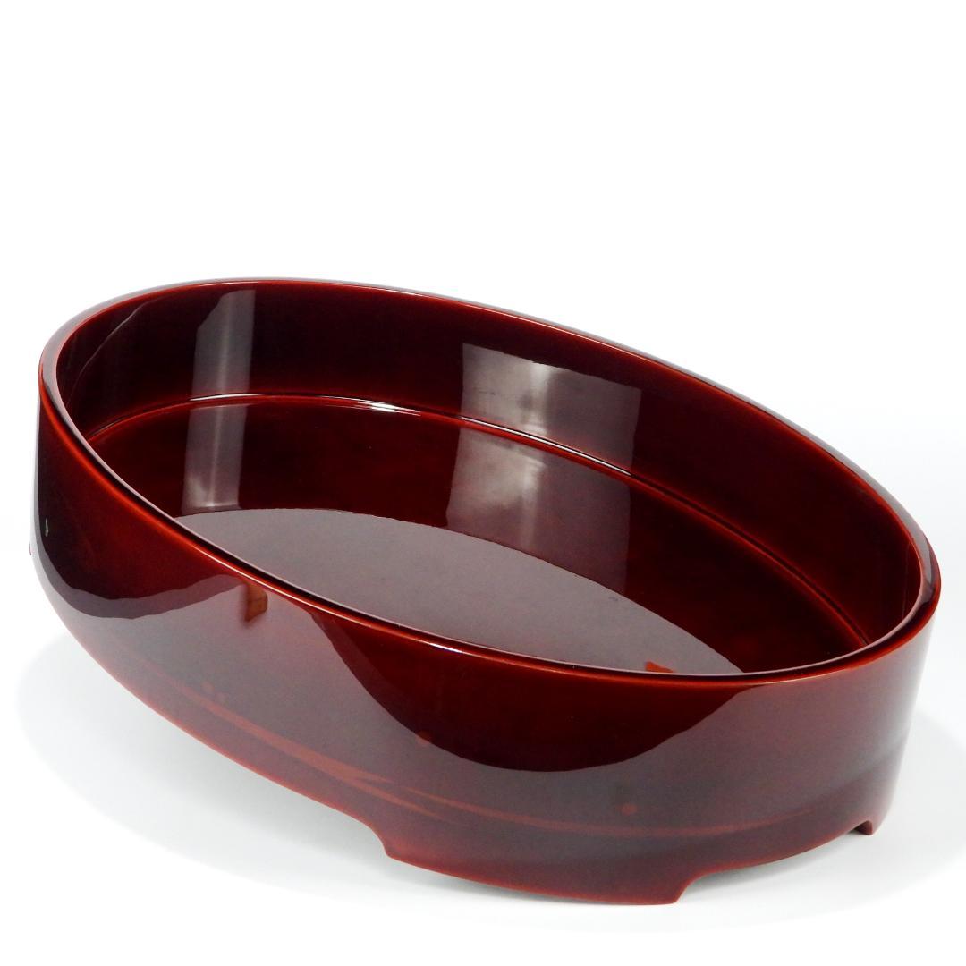 哲斎作 輪島塗 おおばち すしざら揃 溜すかし 絵変り蒔絵 共箱 共布