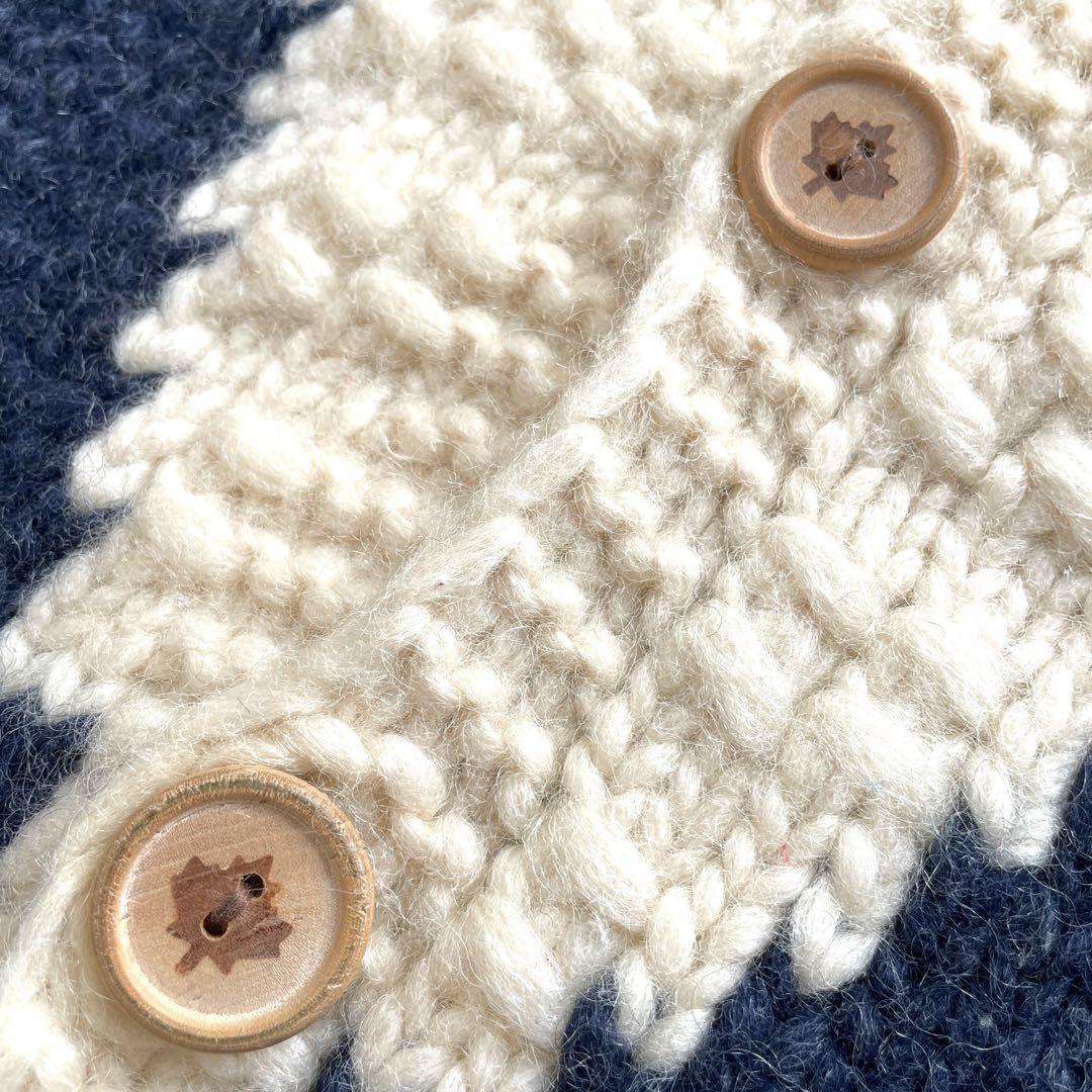 激レア 80s90s 旧タグ KANATA USFA V字 カウチン ベスト