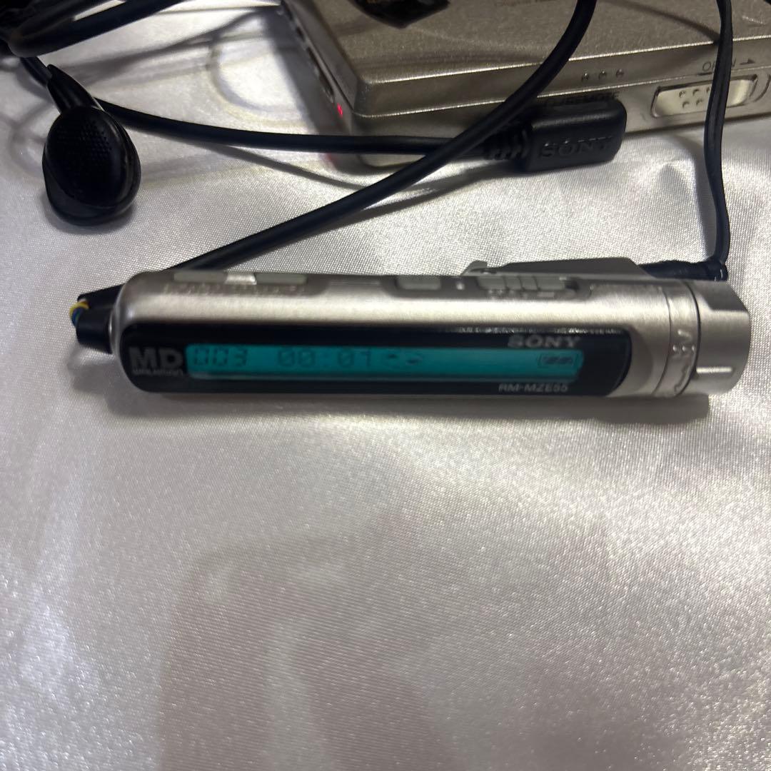 オータムセール　 美品　SONY MD プレーヤー　MZ-E55