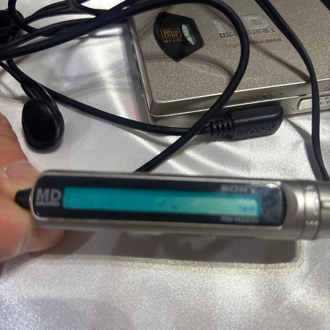 オータムセール　 美品　SONY MD プレーヤー　MZ-E55