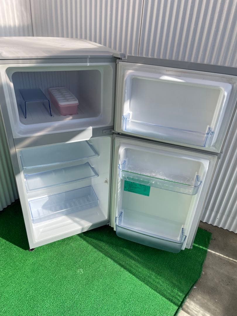 870ハイアール 90L 小型2ドア冷蔵庫 取説付き ホワイト 一人暮らし 単身