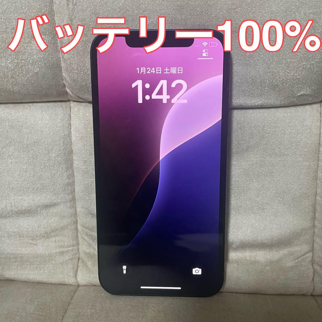 <バッテリー100> Apple iPhone 12 128GB ブラック