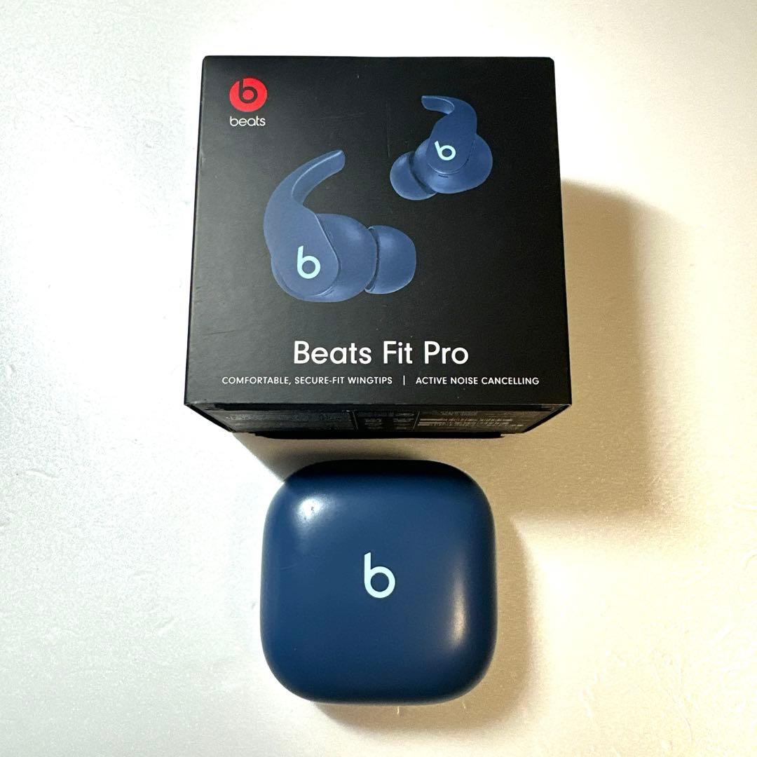 Beats Fit Pro ノイズキャンセル ワイヤレス イヤホン 青