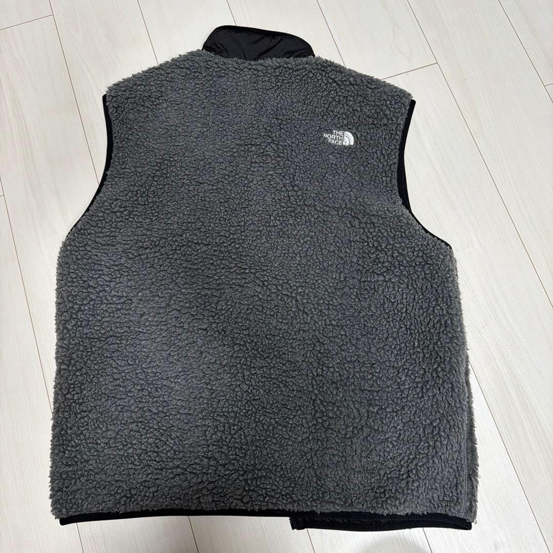 THE NORTH FACE フリース　リバーシブル　ベスト グレー