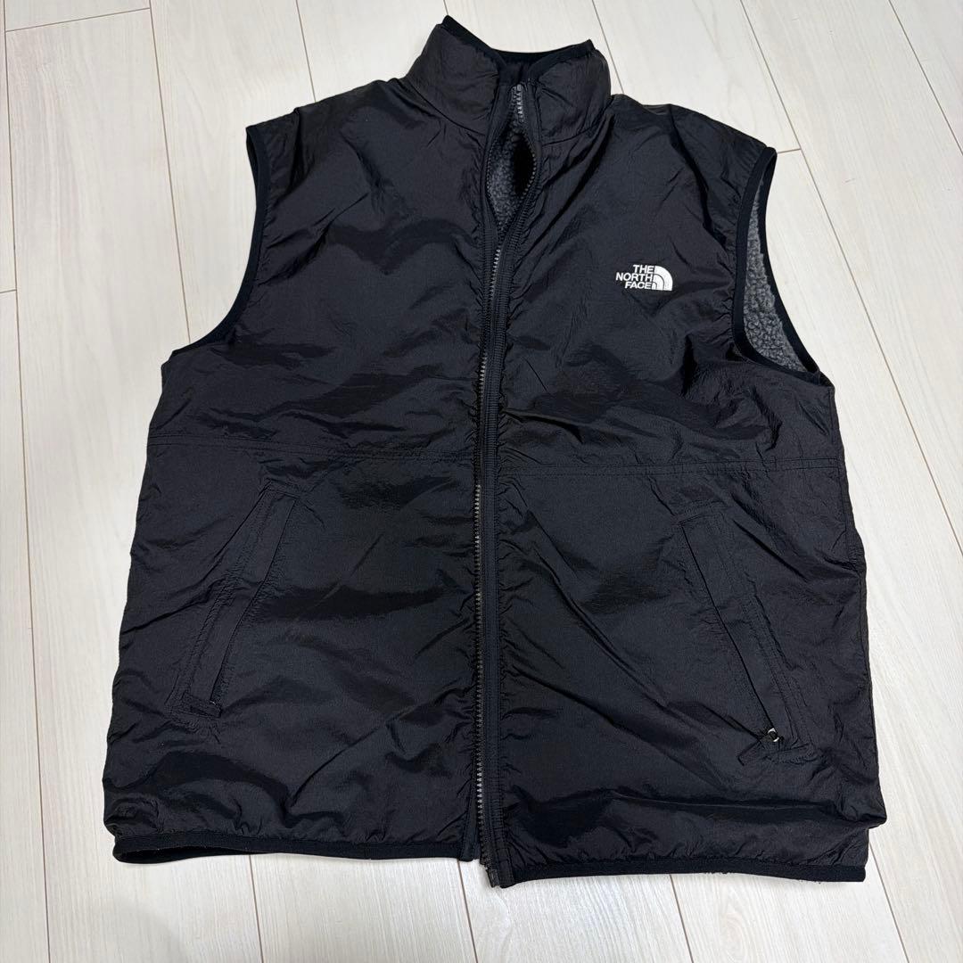 THE NORTH FACE フリース　リバーシブル　ベスト グレー