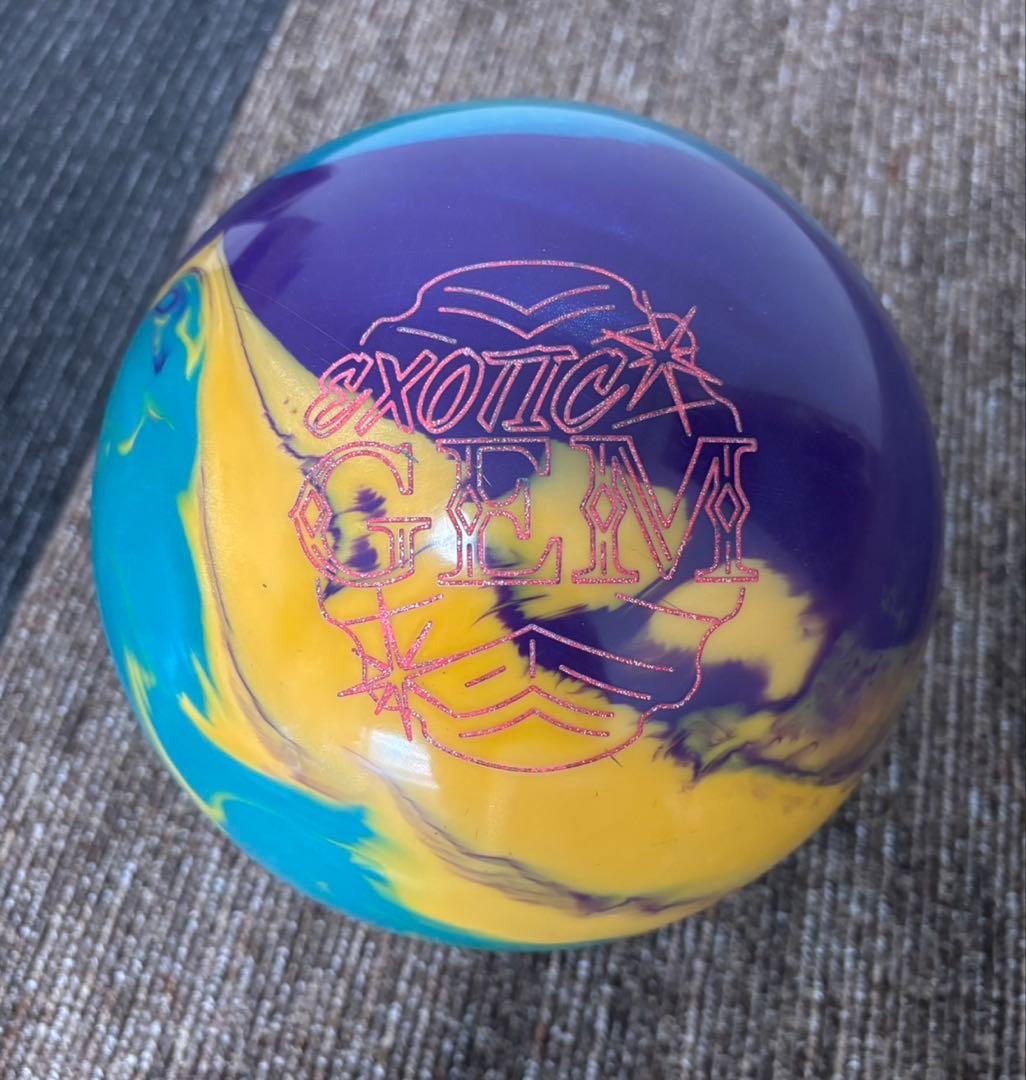 ボウリングボール　ストーム　エキゾチックジェム　15P 10G前後　プラグ済
