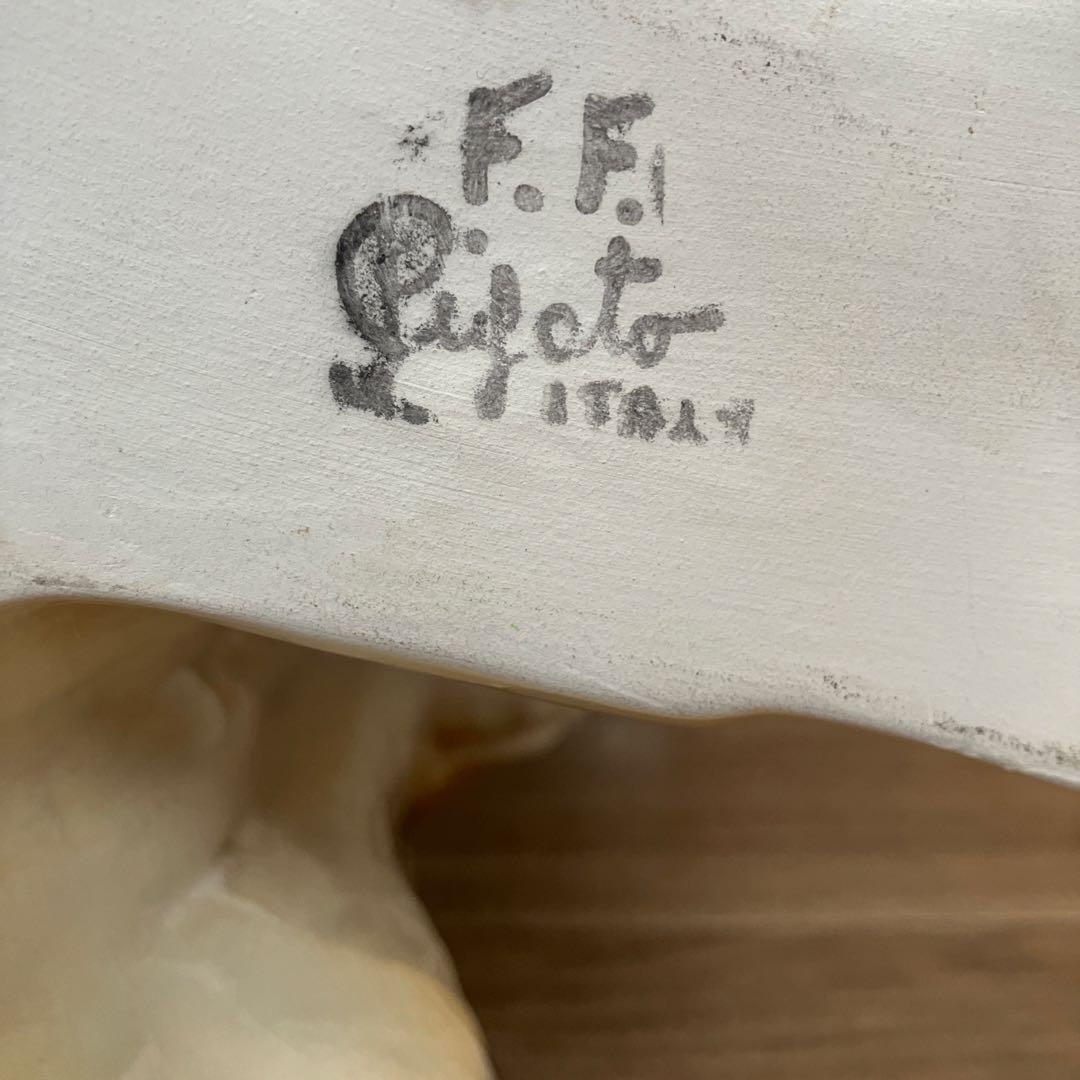 豹　イタリア製　陶器の置物