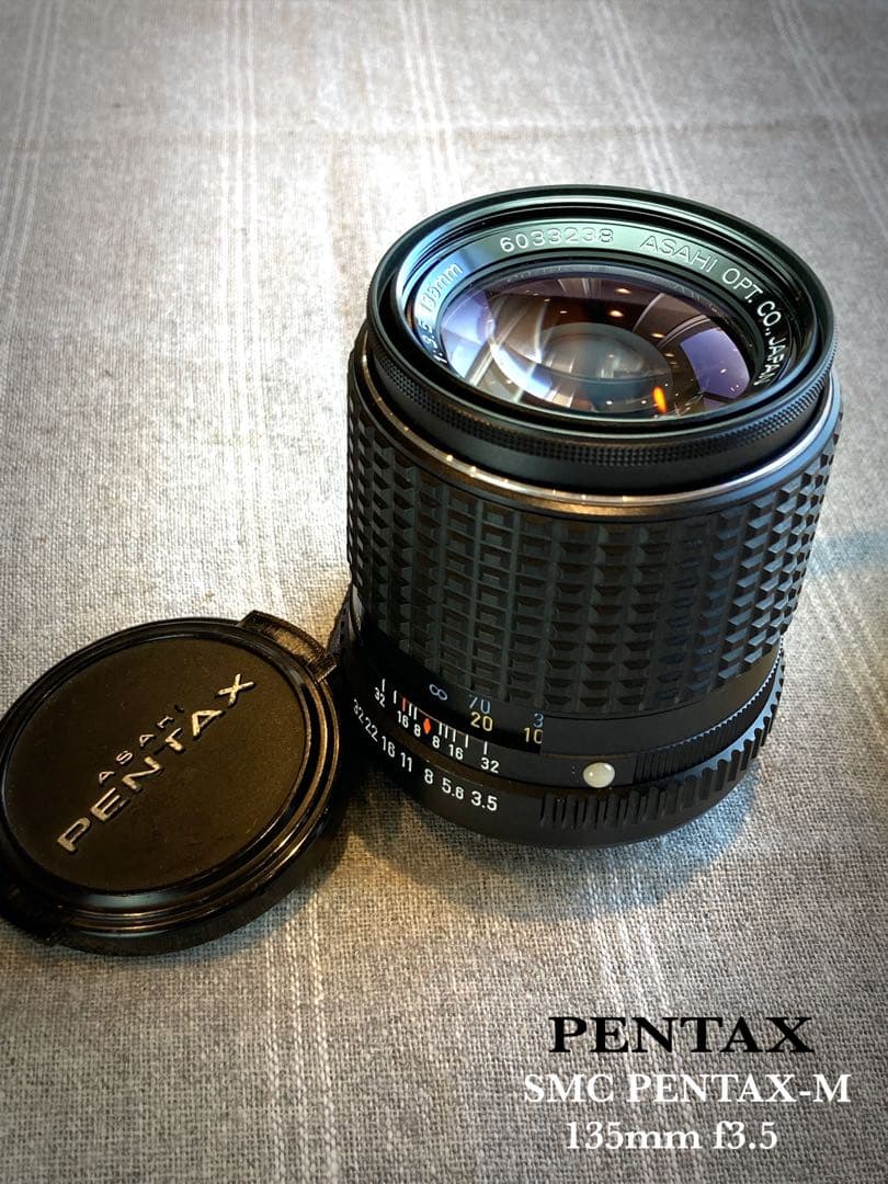 ★完動品＊美品★pentax km／135mm★初期保証＊作例多数