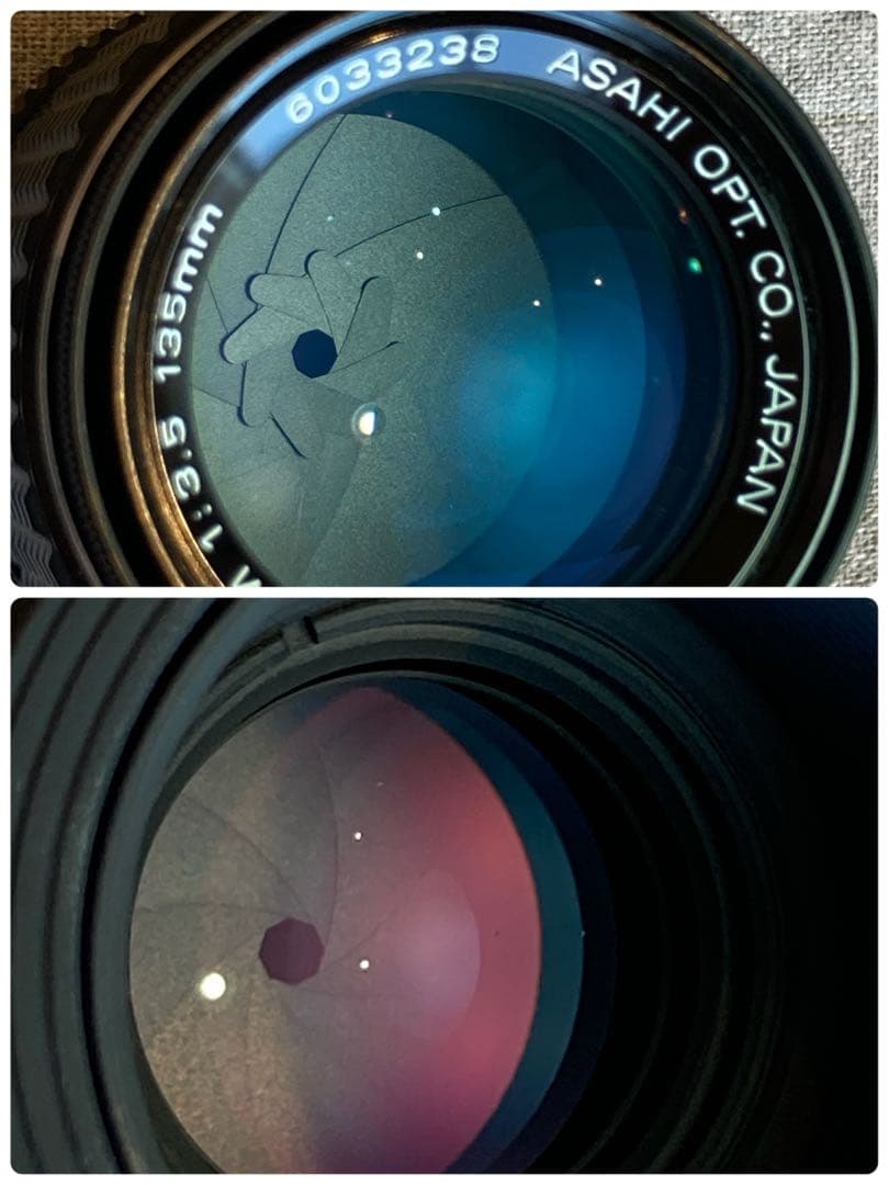 ★完動品＊美品★pentax km／135mm★初期保証＊作例多数