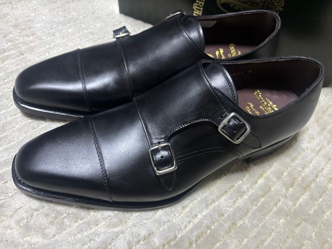 新品　ユニオンインペリアル　U1942 ダブルモンク　ビジネスシューズ　8EE