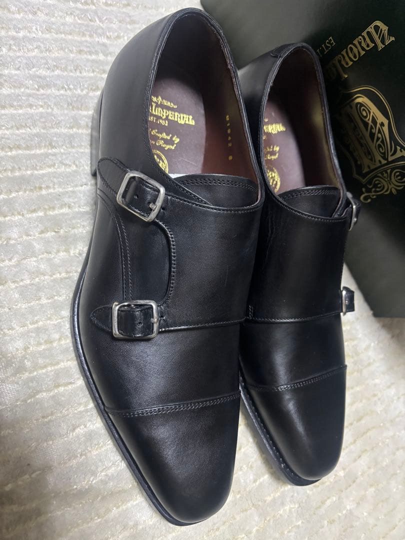 新品　ユニオンインペリアル　U1942 ダブルモンク　ビジネスシューズ　8EE