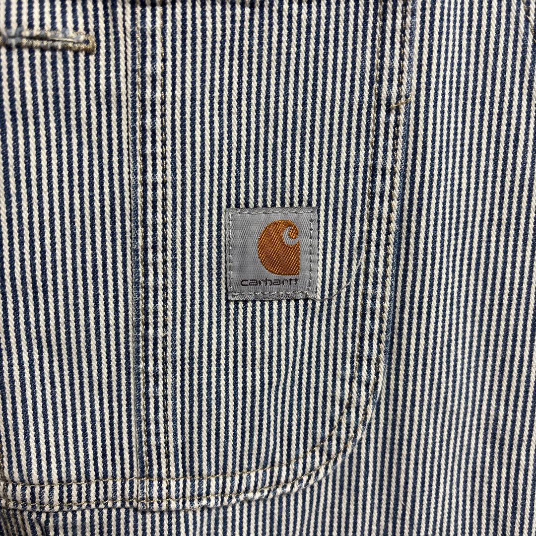 Carhartt ストライプ オーバーオール