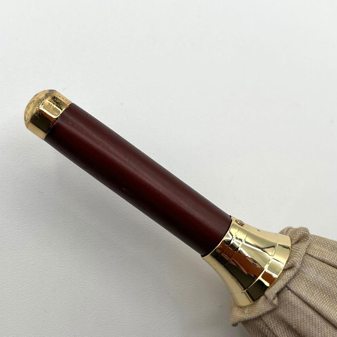 ✨美品✨【ラルフローレン】日傘　ブラウン　茶色　ロゴ　遮光